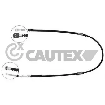 Tirette à câble, frein de stationnement CAUTEX 762772