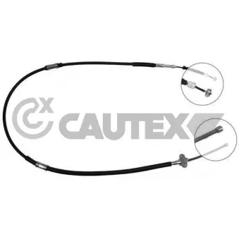 Tirette à câble, frein de stationnement CAUTEX 762773