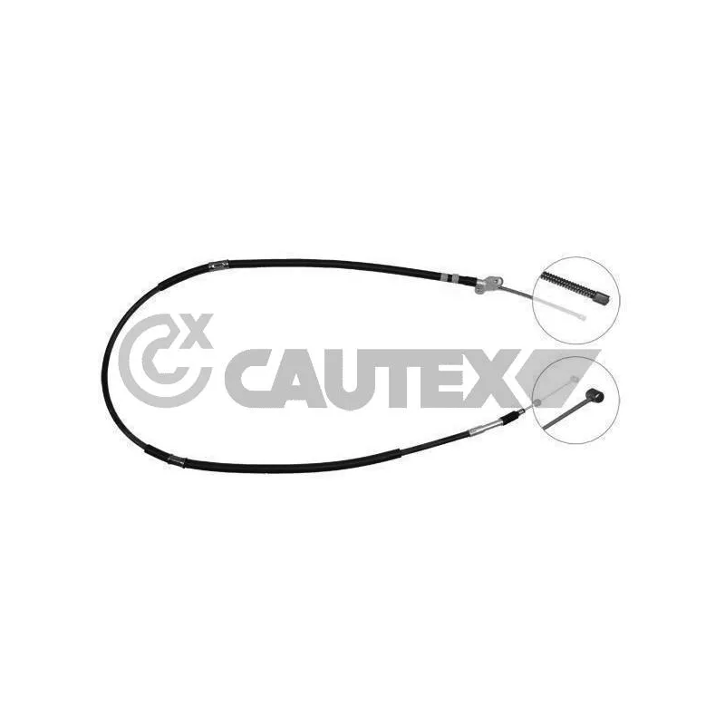 Tirette à câble, frein de stationnement CAUTEX 762806
