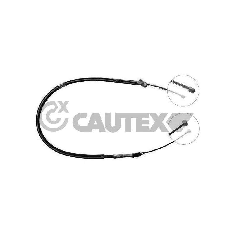 Tirette à câble, frein de stationnement CAUTEX 762810