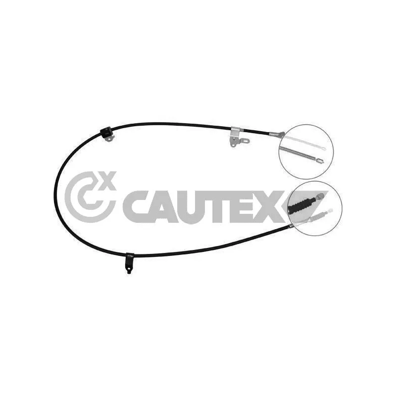 Tirette à câble, frein de stationnement CAUTEX 762813