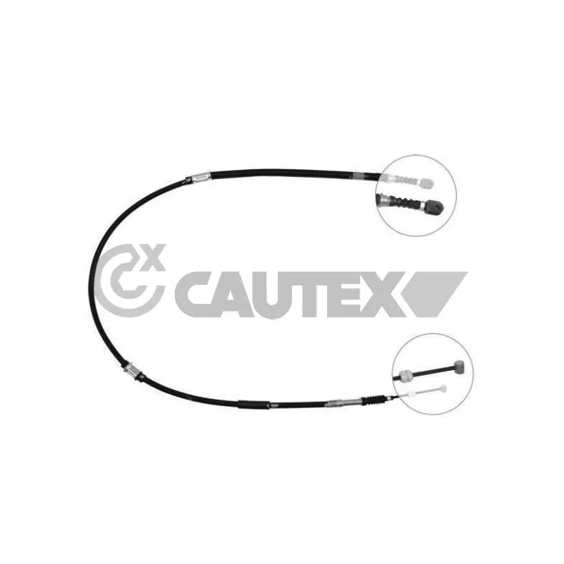 Tirette à câble, frein de stationnement CAUTEX 762822