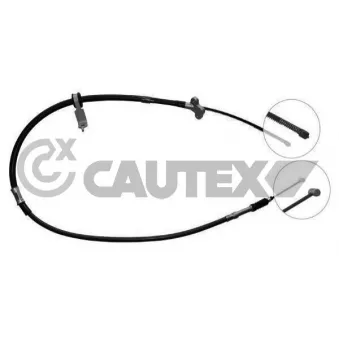 Tirette à câble, frein de stationnement CAUTEX 762825