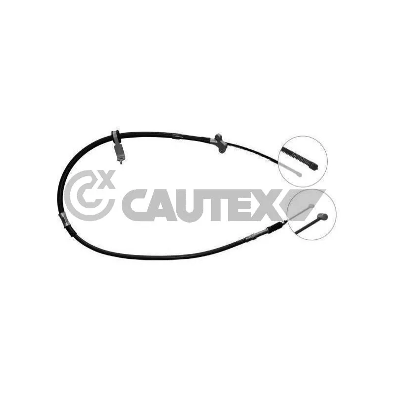 Tirette à câble, frein de stationnement CAUTEX 762825