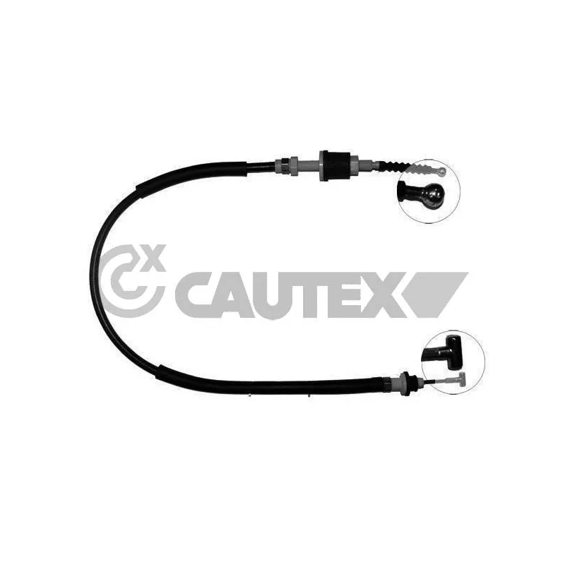 Tirette à câble, commande d'embrayage CAUTEX 762850