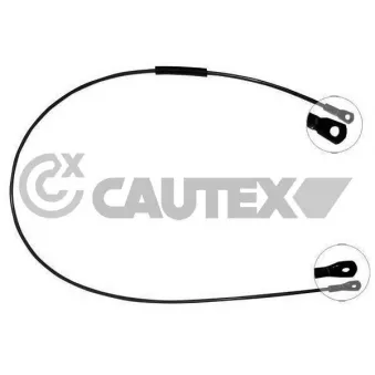 Tirette à câble, frein de stationnement CAUTEX 762874