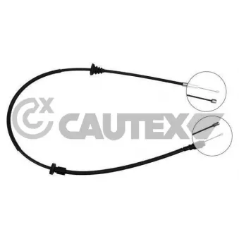 Tirette à câble, frein de stationnement CAUTEX 762893