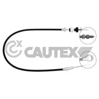 Tirette à câble, commande d'embrayage CAUTEX 762899