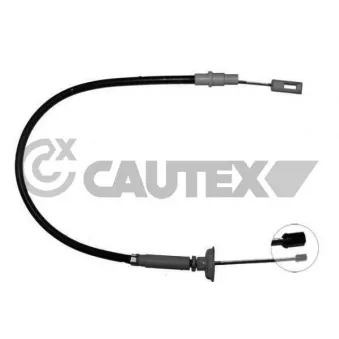 Tirette à câble, commande d'embrayage CAUTEX 762905