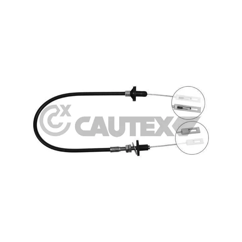 Tirette à câble, commande d'embrayage CAUTEX 762928