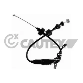Tirette à câble, commande d'embrayage CAUTEX 762936