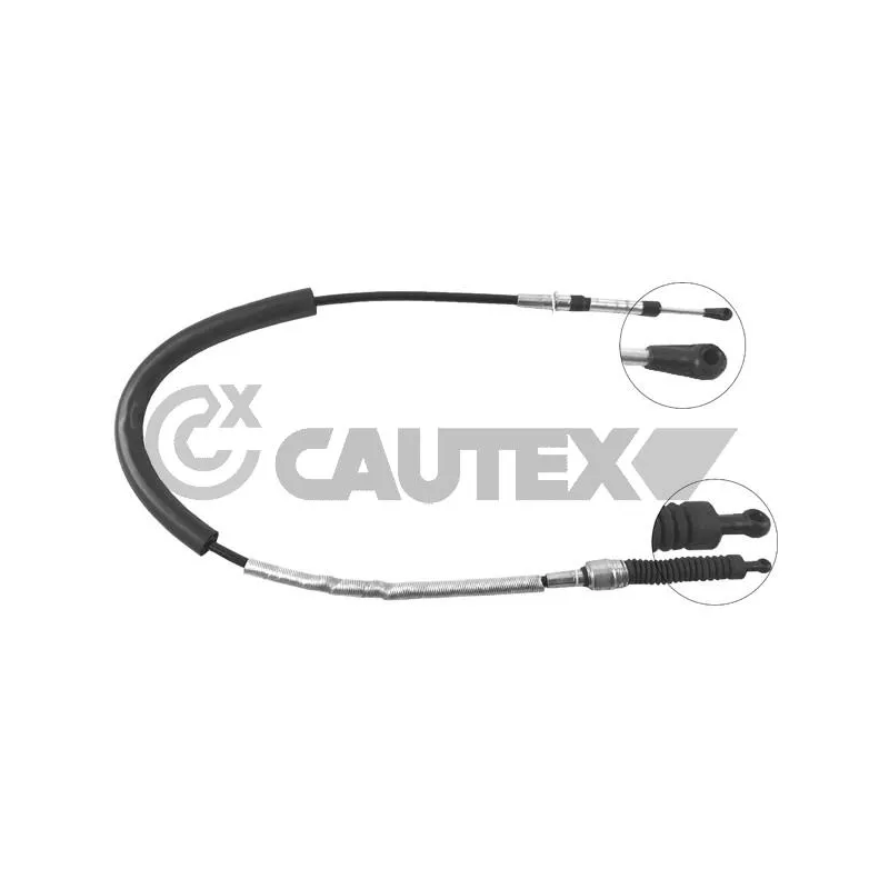 Tirette à câble, boîte de vitesse manuelle CAUTEX 762945