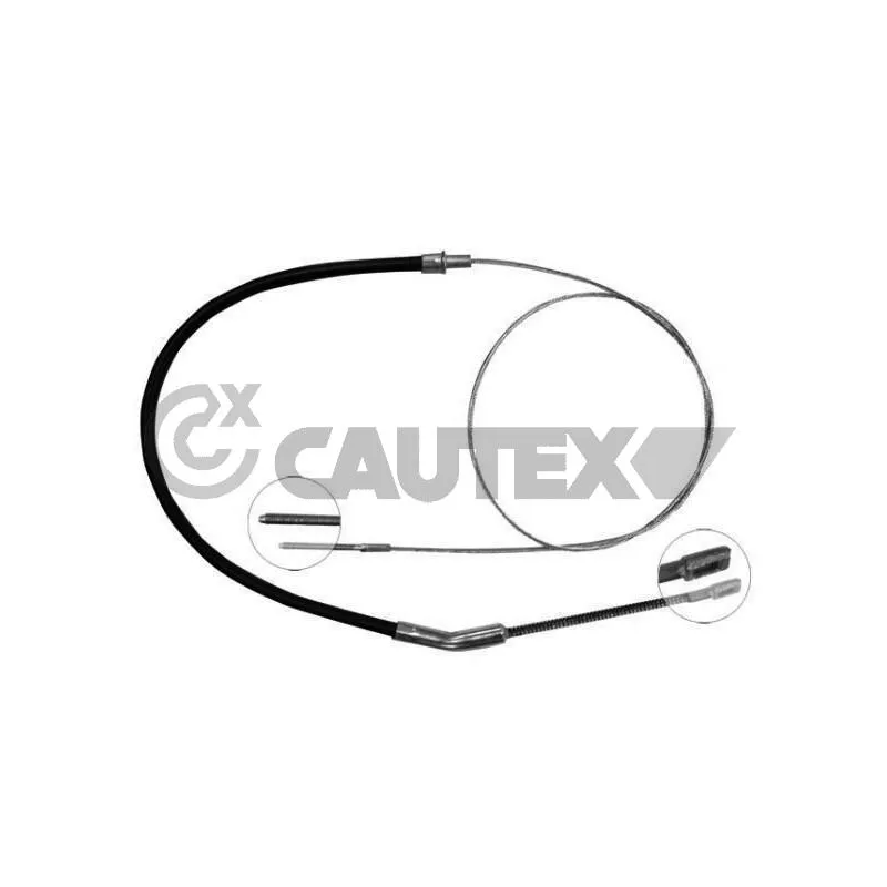Tirette à câble, frein de stationnement CAUTEX 762991
