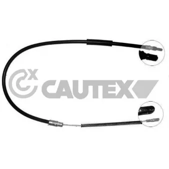 Tirette à câble, frein de stationnement CAUTEX 762999