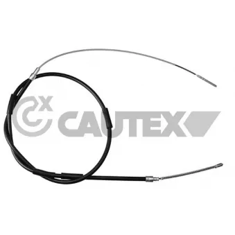 Tirette à câble, frein de stationnement CAUTEX 763010