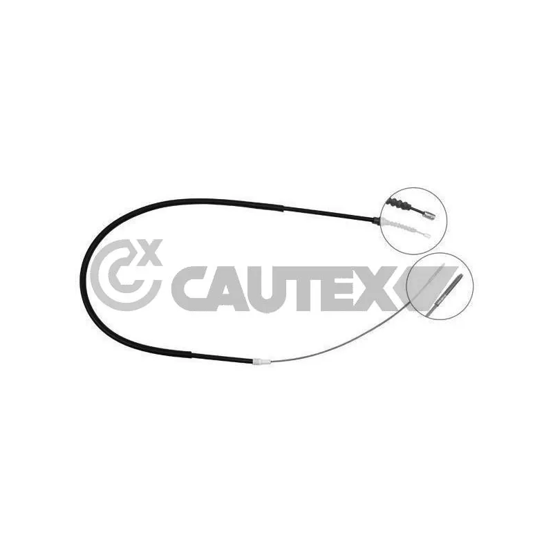 Tirette à câble, frein de stationnement CAUTEX 763015