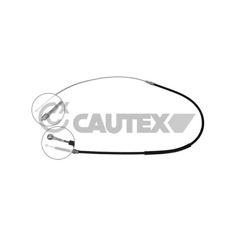 Tirette à câble, frein de stationnement CAUTEX 763035