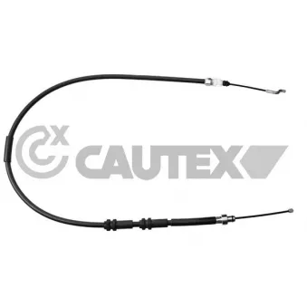 Tirette à câble, frein de stationnement CAUTEX 763045