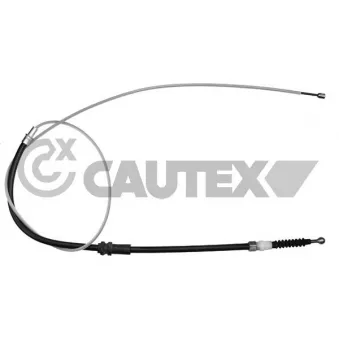 Tirette à câble, frein de stationnement CAUTEX 763058