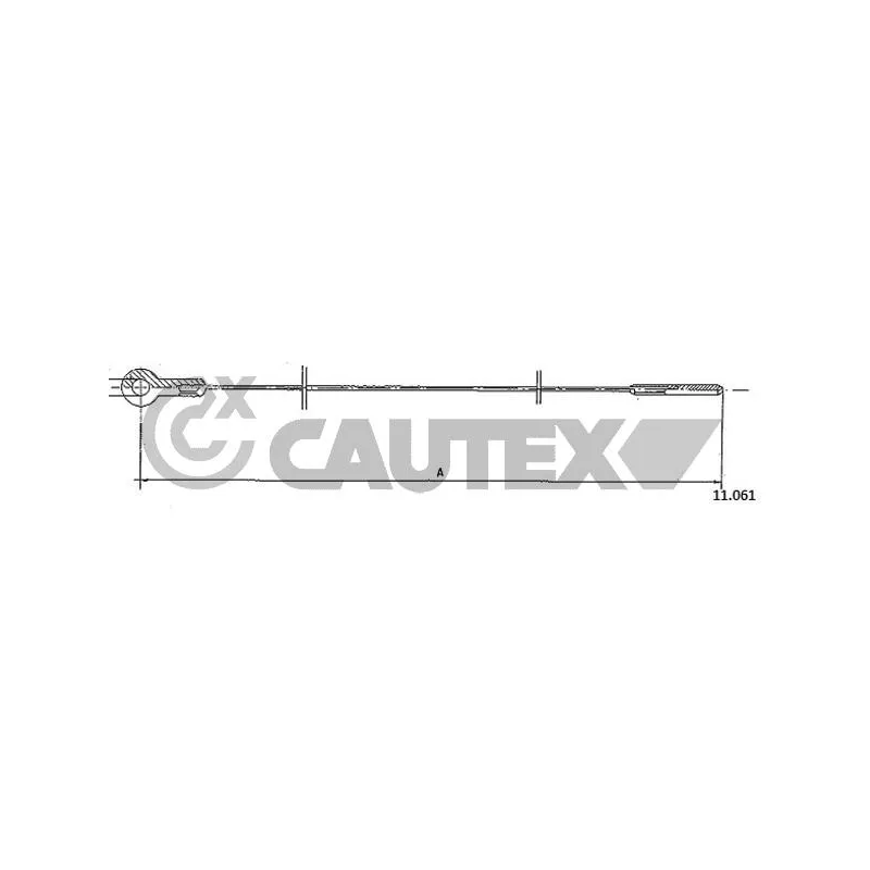 Câble d'accélération CAUTEX 763063