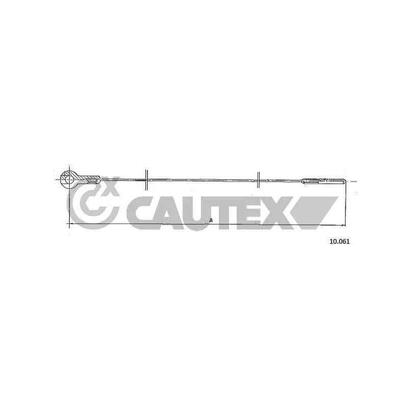 Câble d'accélération CAUTEX 763064