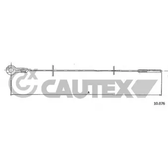 Câble d'accélération CAUTEX 763085