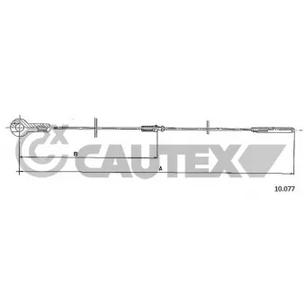 Câble d'accélération CAUTEX 763086