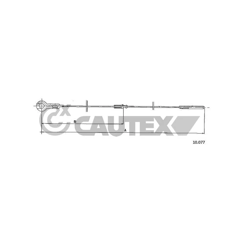 Câble d'accélération CAUTEX 763086