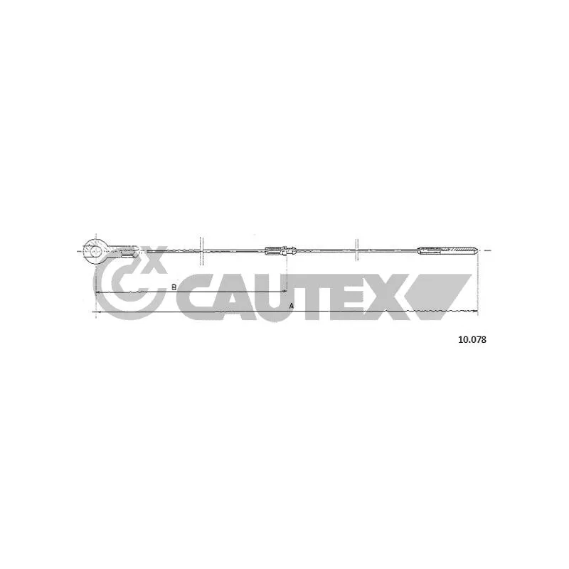 Câble d'accélération CAUTEX 763087