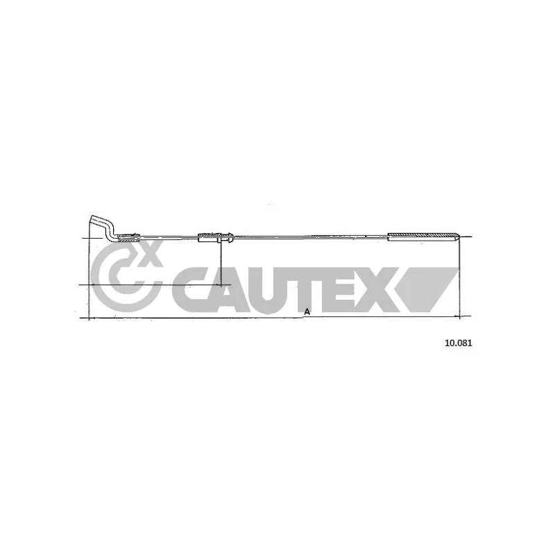 Câble d'accélération CAUTEX 763090
