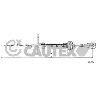 Câble d'accélération CAUTEX 763093