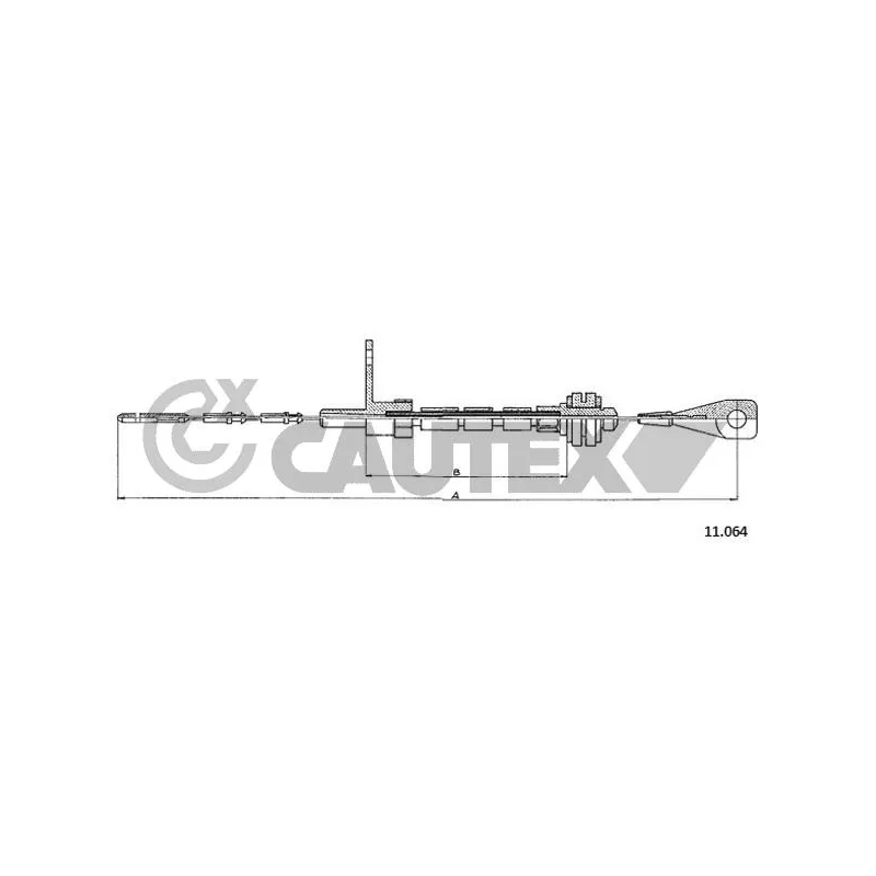 Câble d'accélération CAUTEX 763093