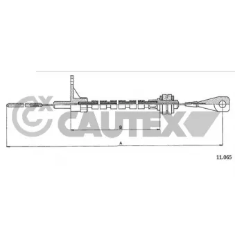 Câble d'accélération CAUTEX 763094