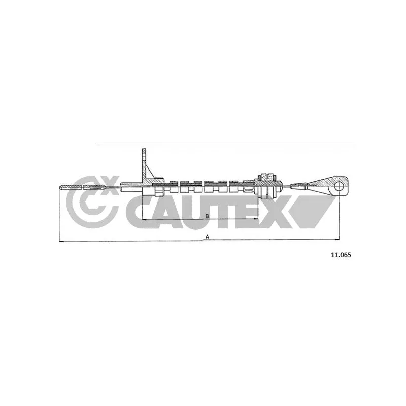Câble d'accélération CAUTEX 763094