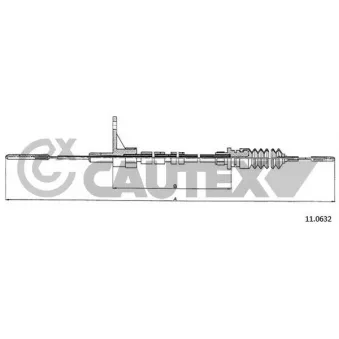 Câble d'accélération CAUTEX 763098