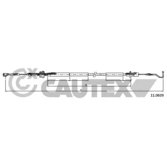 Câble d'accélération CAUTEX 763119