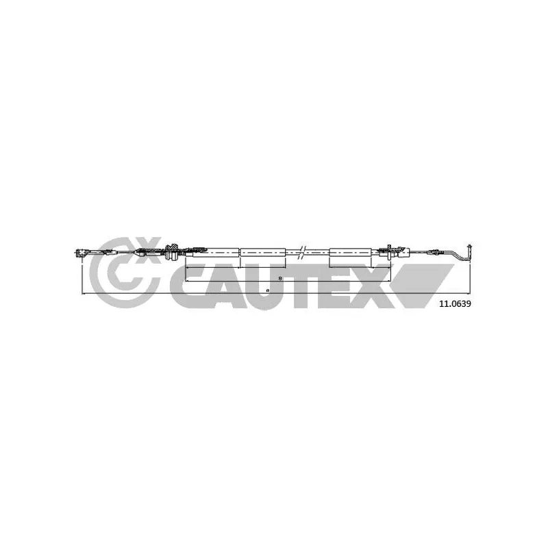 Câble d'accélération CAUTEX 763119