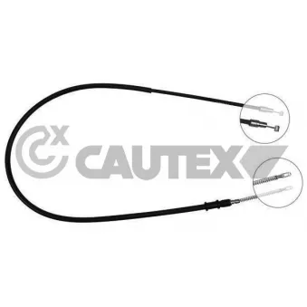 Tirette à câble, frein de stationnement CAUTEX 763179