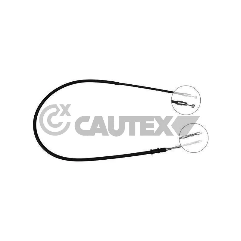 Tirette à câble, frein de stationnement CAUTEX 763179