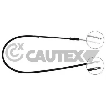 Tirette à câble, frein de stationnement CAUTEX 763180