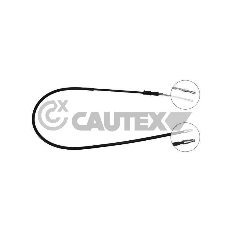 Tirette à câble, frein de stationnement CAUTEX 763180