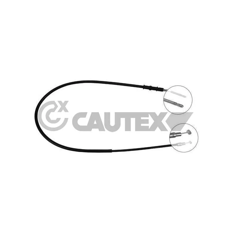 Tirette à câble, frein de stationnement CAUTEX 763182