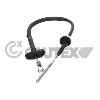 Tirette à câble, commande d'embrayage CAUTEX 763198