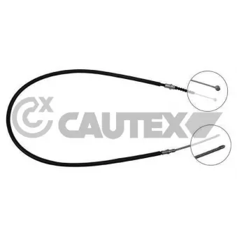Tirette à câble, frein de stationnement CAUTEX 763226