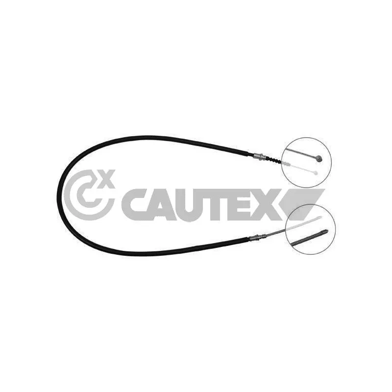 Tirette à câble, frein de stationnement CAUTEX 763226