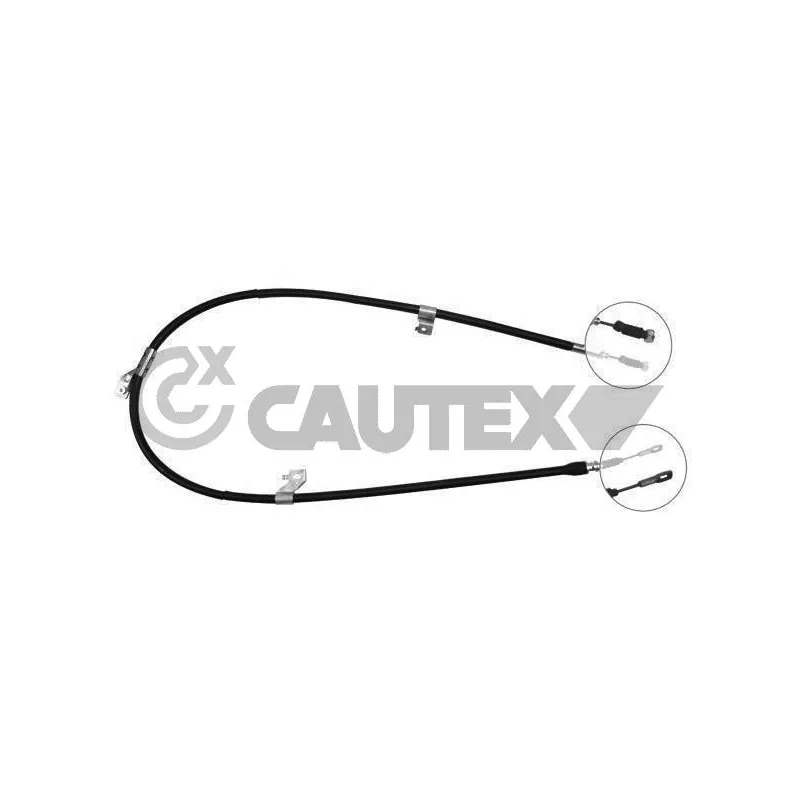 Tirette à câble, frein de stationnement CAUTEX 763250