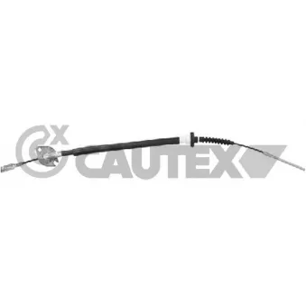 Tirette à câble, commande d'embrayage CAUTEX 763255