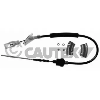 Tirette à câble, commande d'embrayage CAUTEX 763259