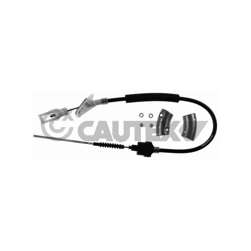 Tirette à câble, commande d'embrayage CAUTEX 763259