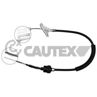 Tirette à câble, commande d'embrayage CAUTEX 763260